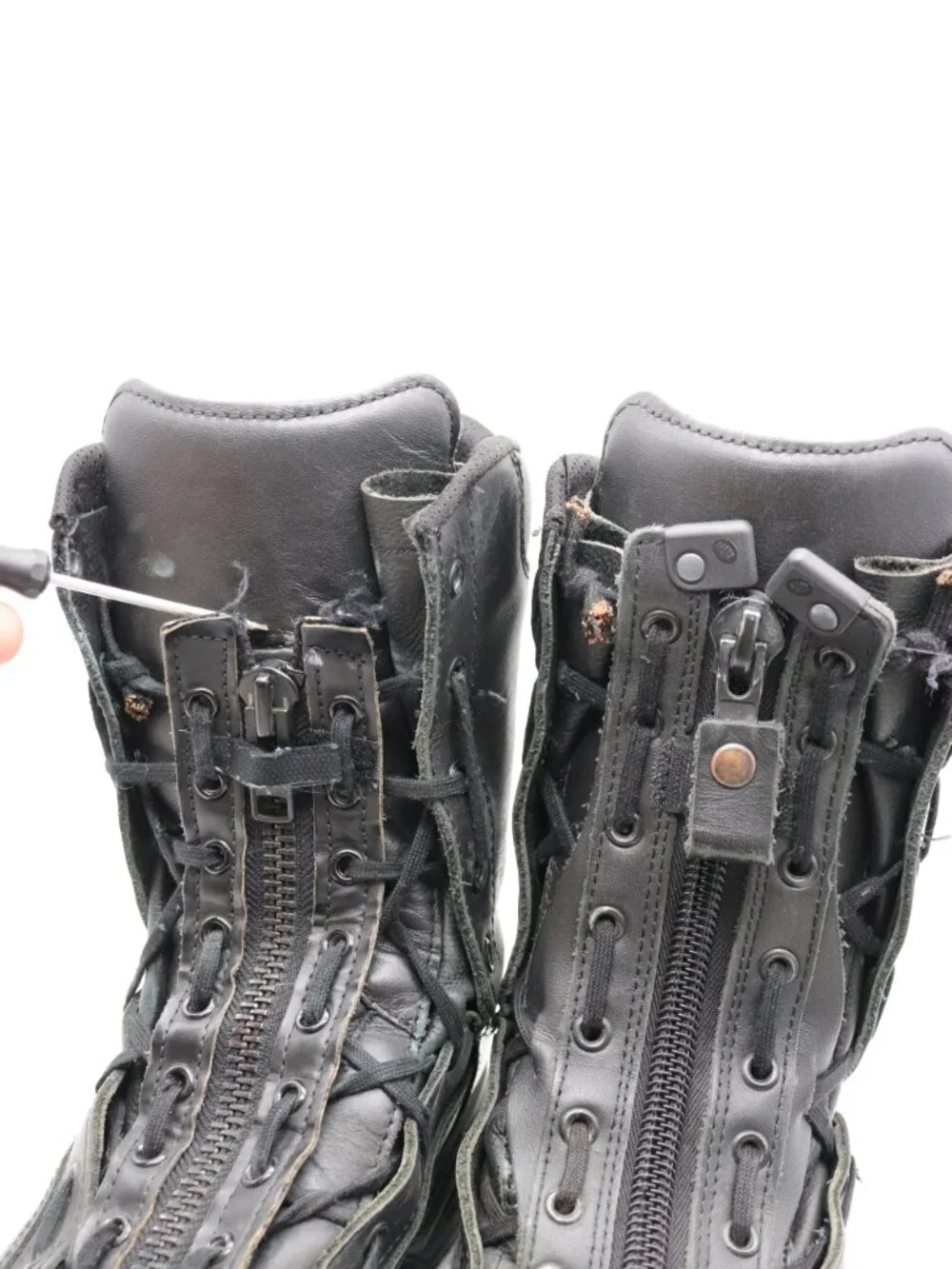 HAIX Airpower Boots Men’s Size 10 M First Responder Zip Steel Toe Waterproof